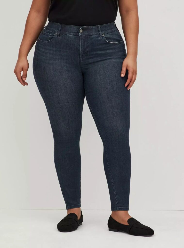 Torrid Bombshell Skinny Premium Stretch High-Rise Jeans for Women Over 50, $36.59 to $89.50