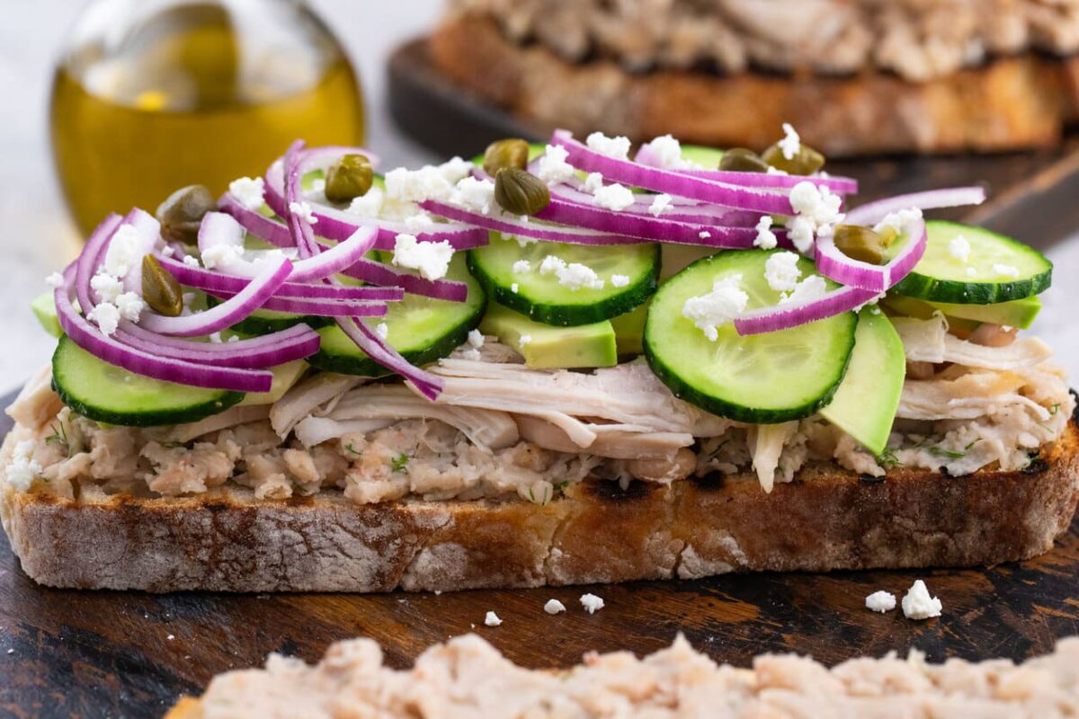 Making a Mediterranean Power Sandwich | Photo by Meagan Wristen