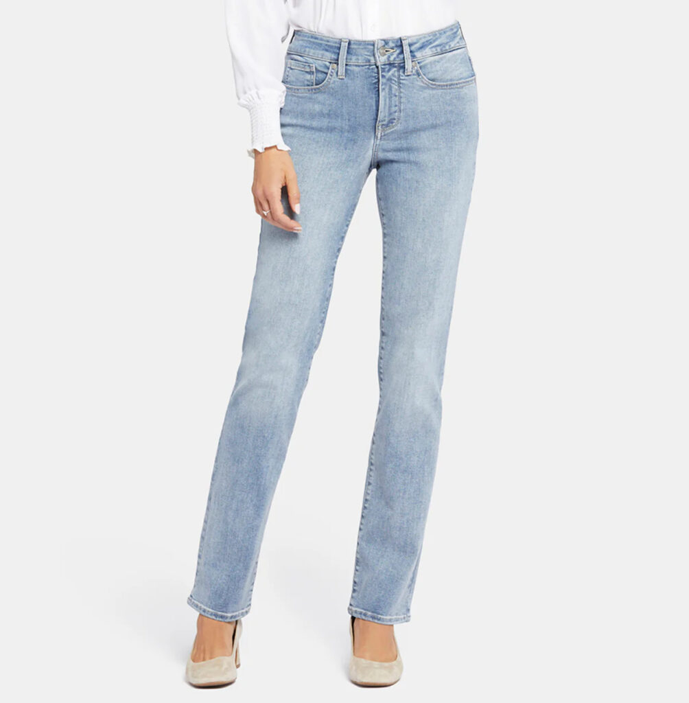NYDJ Marilyn Straight Jeans Petite, $99.00