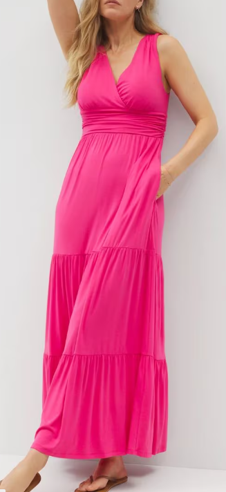 Soma Soft Jersey Goddess Tiered Maxi Dress (4 colors), $69.98 (was $110)