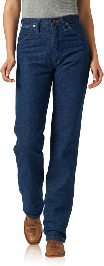 Wrangler Women’s Cowboy Cut High Rise Slim Fit Tapered Leg, $35.97 to $50.00